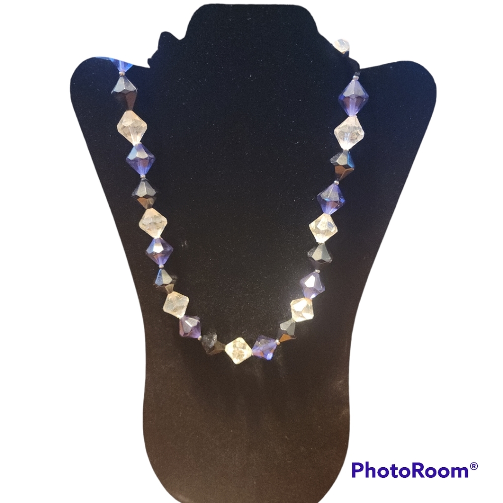 Large Crystal Vintage Necklace